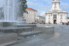 Main market square in Wadowice