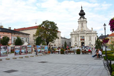 Main market square in Wadowice