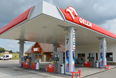 Petrol station in Inwałd